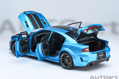 71753 1/18 DODGE CHARGER SRT HELLCAT REDEYE JAILBREAK (B5 BLUE)