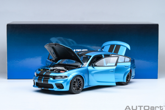 71753 1/18 DODGE CHARGER SRT HELLCAT REDEYE JAILBREAK (B5 BLUE)