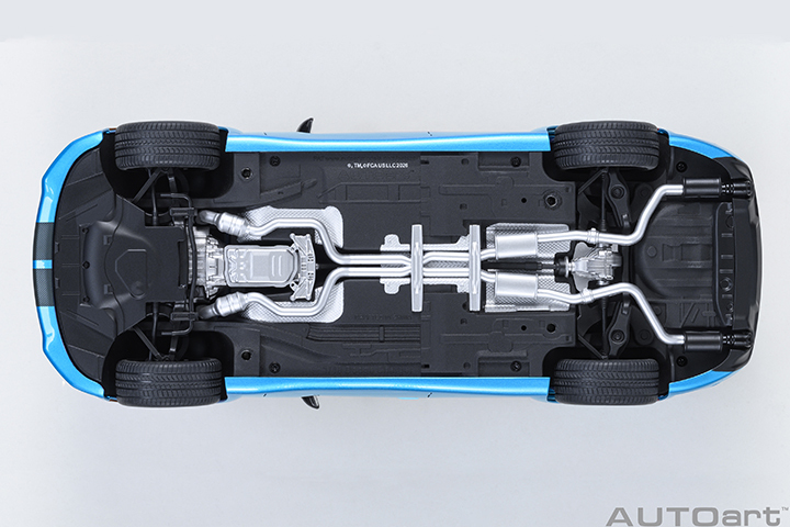 71753 1/18 DODGE CHARGER SRT HELLCAT REDEYE JAILBREAK (B5 BLUE)