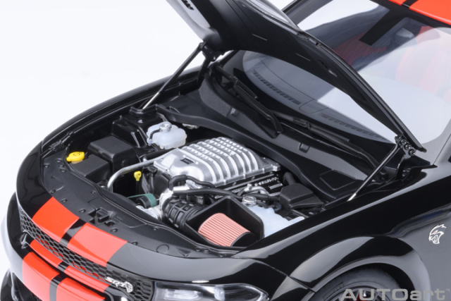 71754 1/18 DODGE CHARGER SRT HELLCAT REDEYE JAILBREAK (PITCH BLACK)