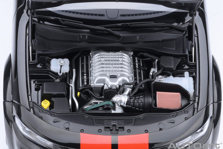 71754 1/18 DODGE CHARGER SRT HELLCAT REDEYE JAILBREAK (PITCH BLACK)