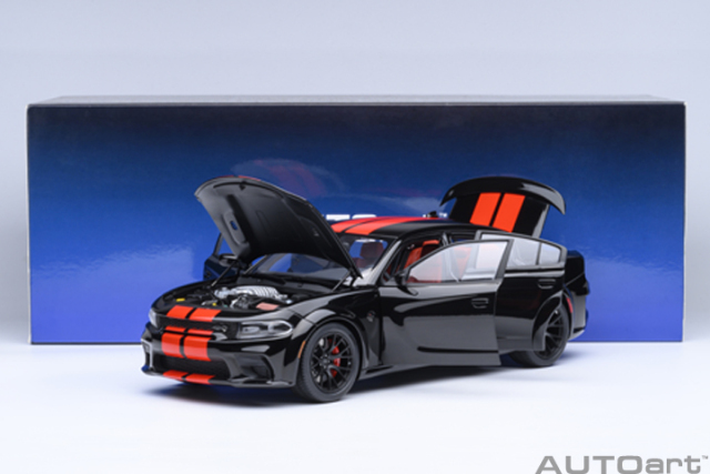 71754 1/18 DODGE CHARGER SRT HELLCAT REDEYE JAILBREAK (PITCH BLACK)
