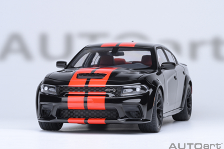 71754 1/18 DODGE CHARGER SRT HELLCAT REDEYE JAILBREAK (PITCH BLACK)