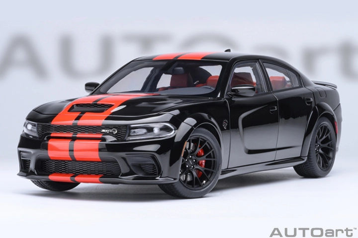 71754 1/18 DODGE CHARGER SRT HELLCAT REDEYE JAILBREAK (PITCH BLACK)