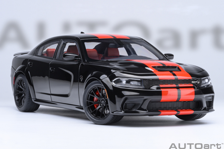 71754 1/18 DODGE CHARGER SRT HELLCAT REDEYE JAILBREAK (PITCH BLACK)