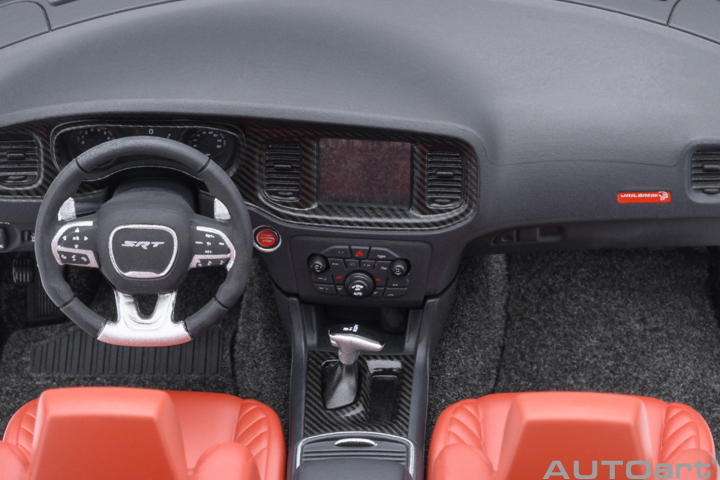 71754 1/18 DODGE CHARGER SRT HELLCAT REDEYE JAILBREAK (PITCH BLACK)