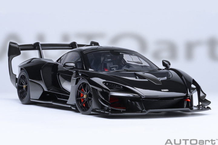 81954 1/18 McLAREN SENNA GTR (ONYX BLACK)