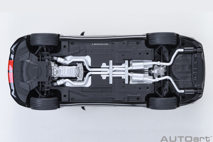 71754 1/18 DODGE CHARGER SRT HELLCAT REDEYE JAILBREAK (PITCH BLACK)