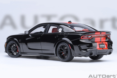 71754 1/18 DODGE CHARGER SRT HELLCAT REDEYE JAILBREAK (PITCH BLACK)