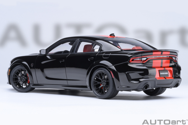 71754 1/18 DODGE CHARGER SRT HELLCAT REDEYE JAILBREAK (PITCH BLACK)