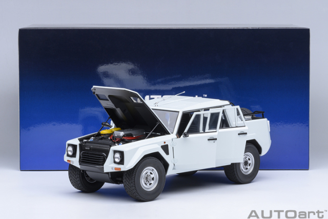 74549 1/18 LAMBORGHINI LM002 (BIANCO POLO PARK/WHITE)