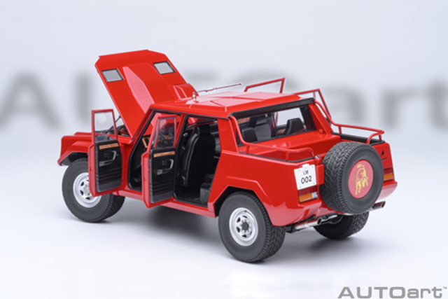 74551 1/18 LAMBORGHINI LM002 (ROSSO SIVIGLIA/RED)