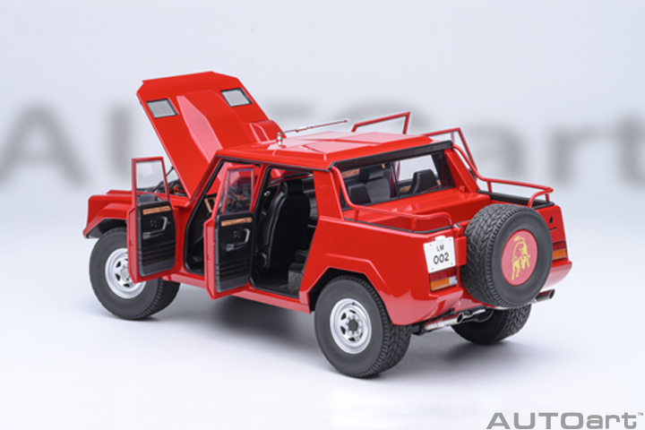 74551 1/18 LAMBORGHINI LM002 (ROSSO SIVIGLIA/RED)