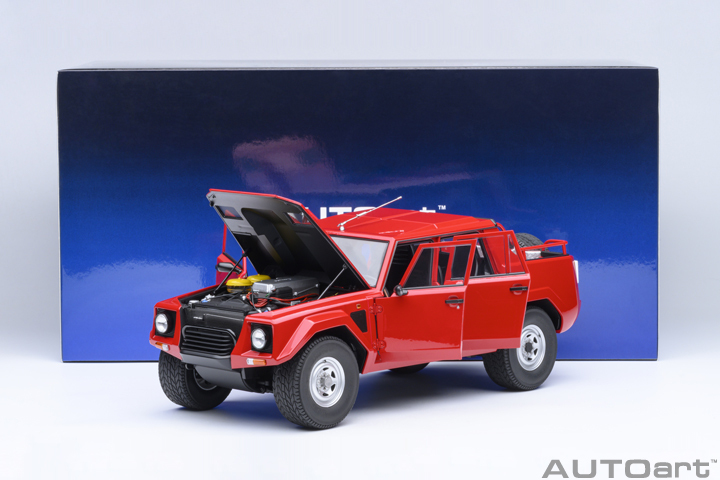 74551 1/18 LAMBORGHINI LM002 (ROSSO SIVIGLIA/RED)