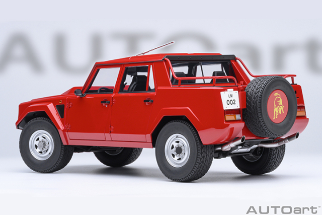 74551 1/18 LAMBORGHINI LM002 (ROSSO SIVIGLIA/RED)