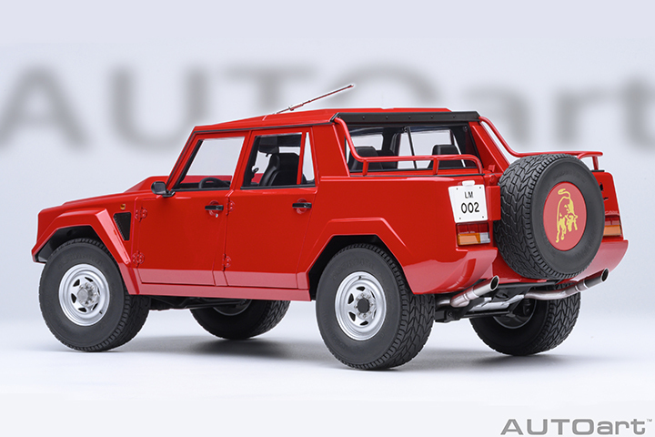 74551 1/18 LAMBORGHINI LM002 (ROSSO SIVIGLIA/RED)