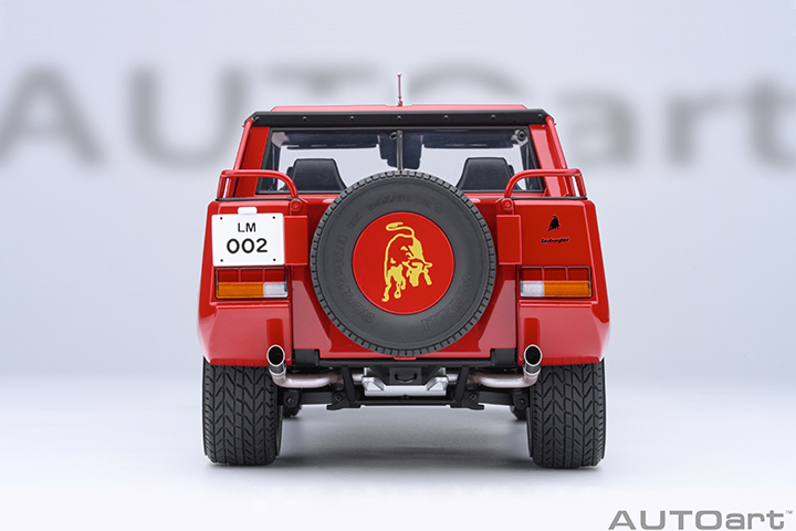 74551 1/18 LAMBORGHINI LM002 (ROSSO SIVIGLIA/RED)