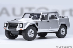74553 1/18 LAMBORGHINI LM002 (ARGENTO/METALLIC SILVER)