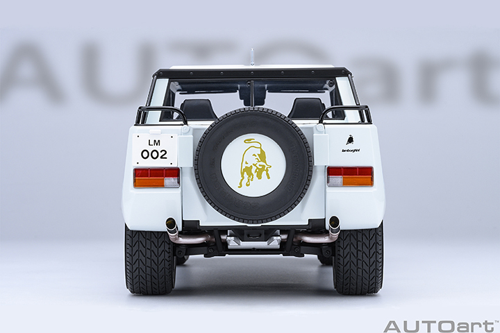 74549 1/18 LAMBORGHINI LM002 (BIANCO POLO PARK/WHITE)
