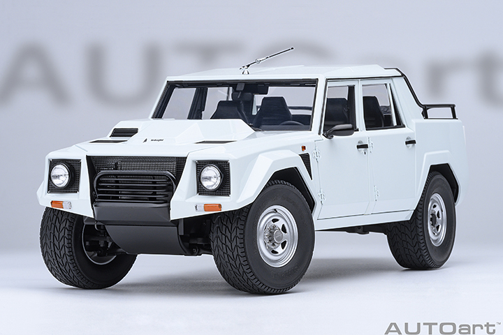74549 1/18 LAMBORGHINI LM002 (BIANCO POLO PARK/WHITE)