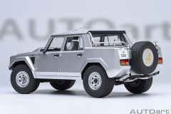 74553 1/18 LAMBORGHINI LM002 (ARGENTO/METALLIC SILVER)