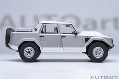 74553 1/18 LAMBORGHINI LM002 (ARGENTO/METALLIC SILVER)