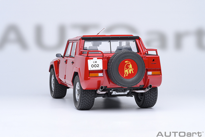74551 1/18 LAMBORGHINI LM002 (ROSSO SIVIGLIA/RED)
