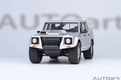 74553 1/18 LAMBORGHINI LM002 (ARGENTO/METALLIC SILVER)