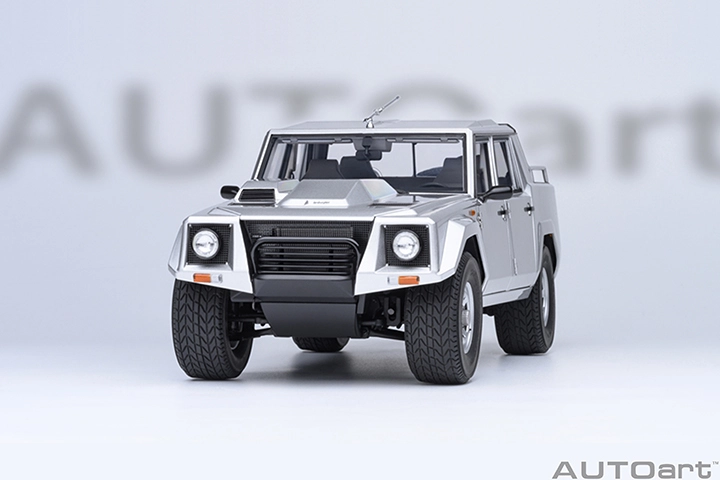 74553 1/18 LAMBORGHINI LM002 (ARGENTO/METALLIC SILVER)