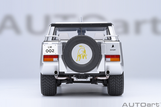 74553 1/18 LAMBORGHINI LM002 (ARGENTO/METALLIC SILVER)
