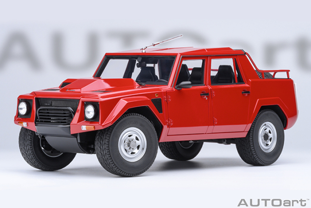 74551 1/18 LAMBORGHINI LM002 (ROSSO SIVIGLIA/RED)