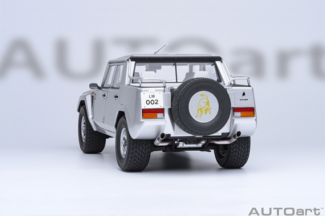 74553 1/18 LAMBORGHINI LM002 (ARGENTO/METALLIC SILVER)