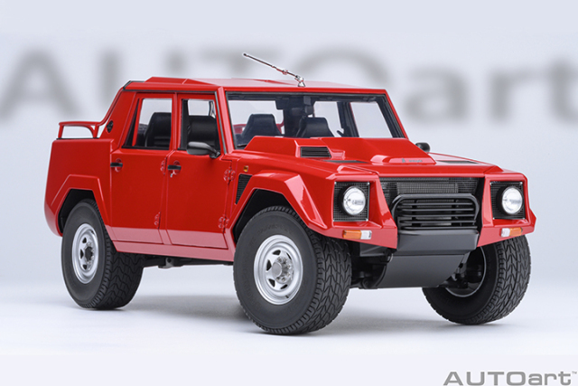 74551 1/18 LAMBORGHINI LM002 (ROSSO SIVIGLIA/RED)