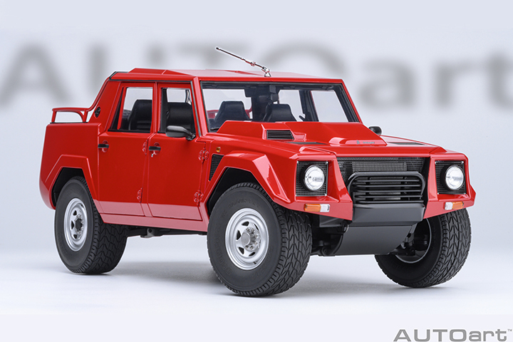 74551 1/18 LAMBORGHINI LM002 (ROSSO SIVIGLIA/RED)
