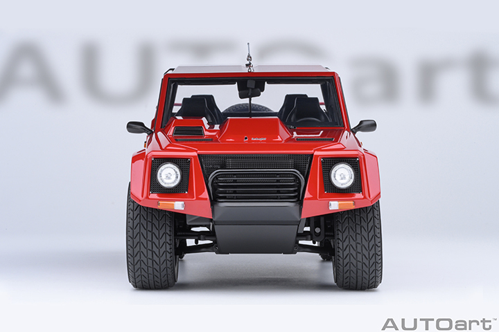 74551 1/18 LAMBORGHINI LM002 (ROSSO SIVIGLIA/RED)