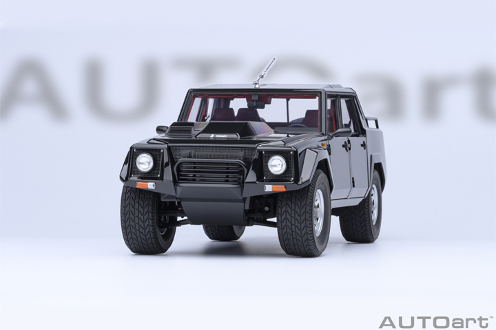 74550 1/18 LAMBORGHINI LM002 (NERO TENEBRE/BLACK)