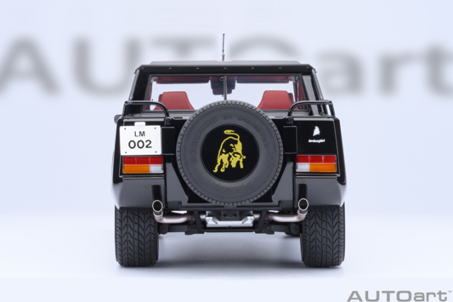 74550 1/18 LAMBORGHINI LM002 (NERO TENEBRE/BLACK)