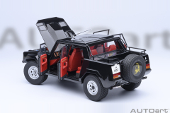74550 1/18 LAMBORGHINI LM002 (NERO TENEBRE/BLACK)