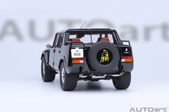 74550 1/18 LAMBORGHINI LM002 (NERO TENEBRE/BLACK)