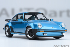 78115 1/18 PORSCHE 911(930) TURBO 3.0 (MINERVA BLUE W/ TURBO STRIPES)