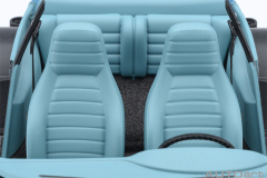 78115 1/18 PORSCHE 911(930) TURBO 3.0 (MINERVA BLUE W/ TURBO STRIPES)