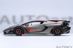 79216 1/18 LAMBORGHINI SC18 ALSTON (GRIGIO DAYTONA / RED ACCENTS)