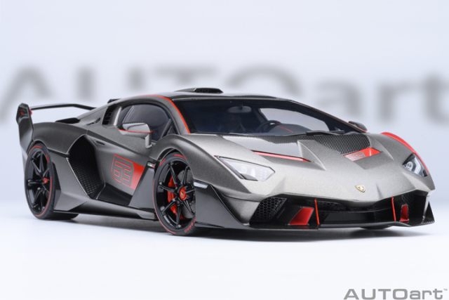 79216 1/18 LAMBORGHINI SC18 ALSTON (GRIGIO DAYTONA / RED ACCENTS)