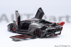 79216 1/18 LAMBORGHINI SC18 ALSTON (GRIGIO DAYTONA / RED ACCENTS)