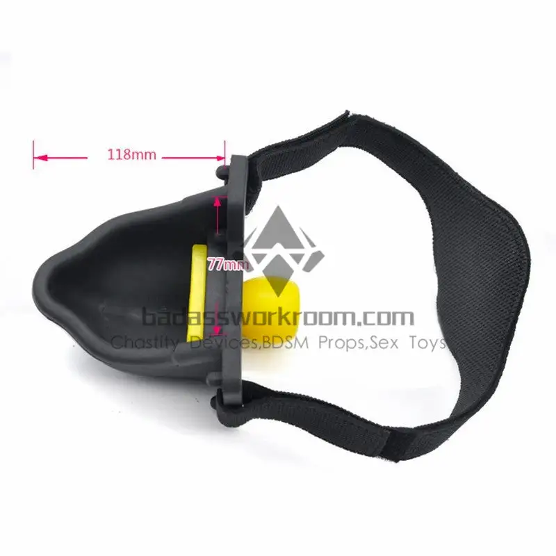 Silicone Urinal Piss Gag 4 Drink Bite Plug