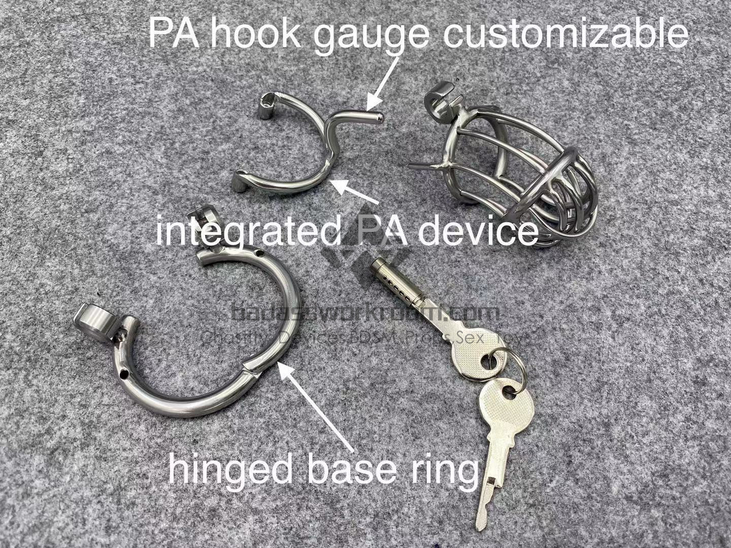 Custom Integrated cheapest PA Hook for Chastity Cage