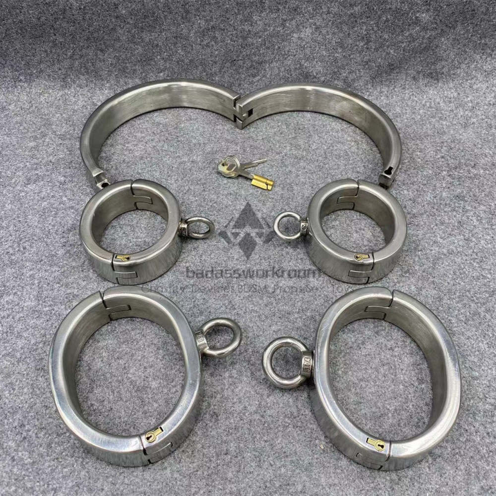 Customizable Bondage Kit Cuffs Set/Lock Cylinder