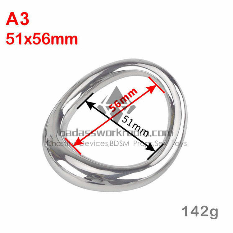 Ergonomic Curved Oval Cock Ring