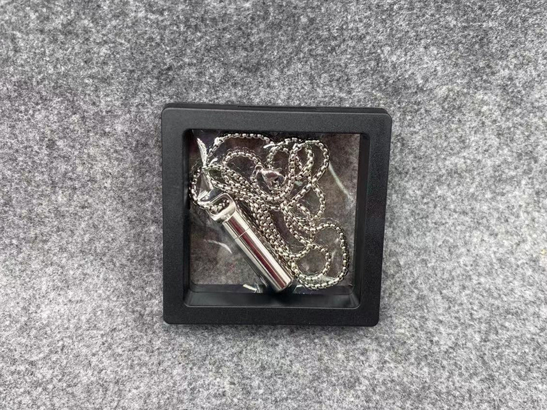 Secret N Keychain Secret Pendant Key Necklace,