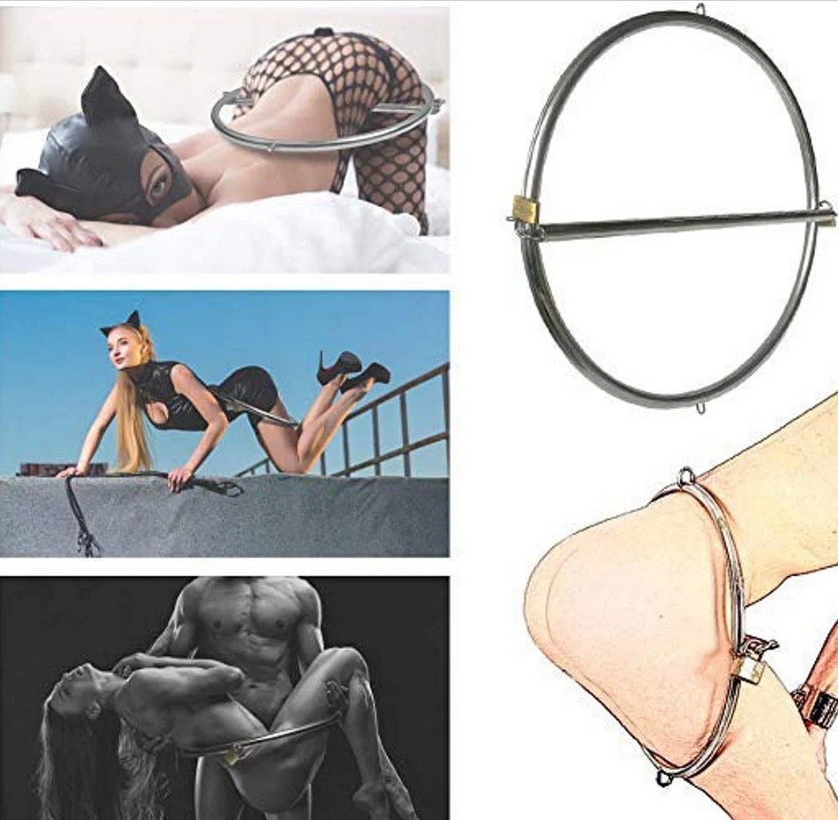 Slut Hip Ring Forced Body Bending and Butt Exposed